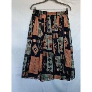 Revue Skirt Women Size Medium  Bohemian‎ Western Casual Classic Tie